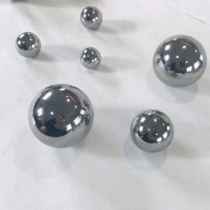 G100 G200 12.70mm 1/2 &quot;Rulman İçin Katı Paslanmaz Çelik Metal Bilye